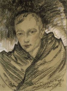 Portrait of Jan Leszczynski by Stanislaw Ignacy Witkiewicz (Witkacy)