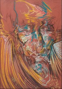 Portret Artura Schroedera by Stanislaw Ignacy Witkiewicz (Witkacy)