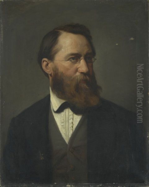 Portrett av Hans Fredrik Gude - view 1
