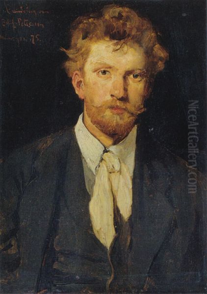 Portrait of the Danish painter Peder Severin Kroyer. - view 1