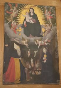 Madonna col Bambino e le anime purganti tra i SS. Agostino e Nicola da Tolentino