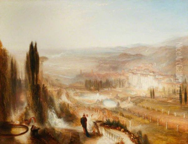 Cicero at His Villa at Tusculum - view 1