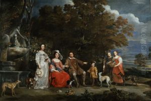 A Family Group in a Landscape