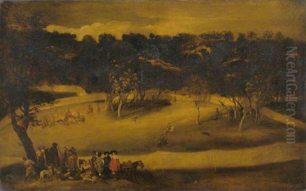 A Royal Boar Hunt - view 1