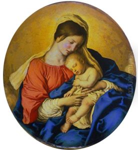 The Virgin and Child by Giovanni Battista Salvi da Sassoferrato