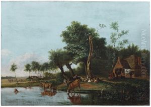 Het spiegelend koetje, Zwemmers,