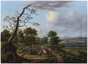 Figuur met schimmel met rood dek, by Albarta ten Oever
