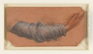 Study for the Drapery of the Virgin's Right Arm Study for the Drapery of the Virgin's Right Arm