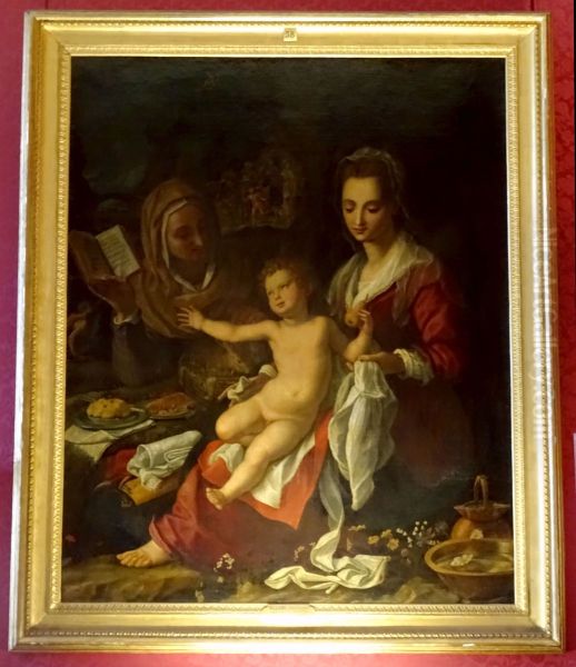 La Vierge a l'Enfant avec sainte Elisabeth - view 1