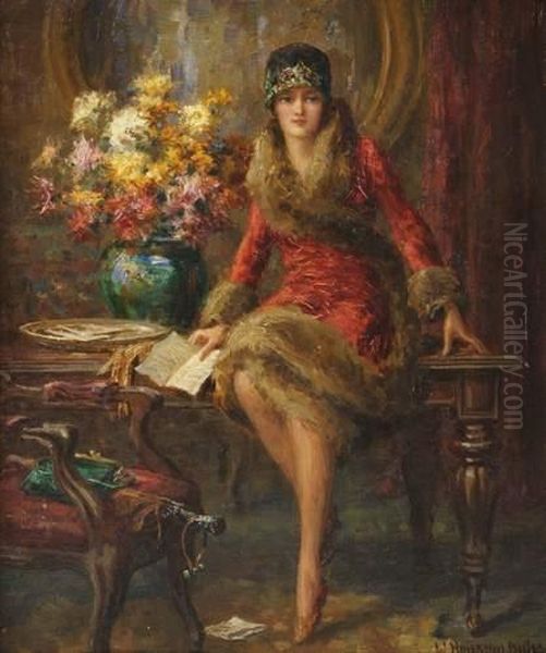 Portrait De Jeune Elegante - view 1