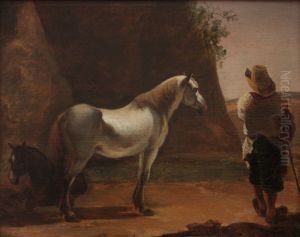 Sujet champetre by Jan van Ossenbeeck