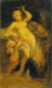 Venus Disarming Cupid by Narcisse Virgilio Diaz
