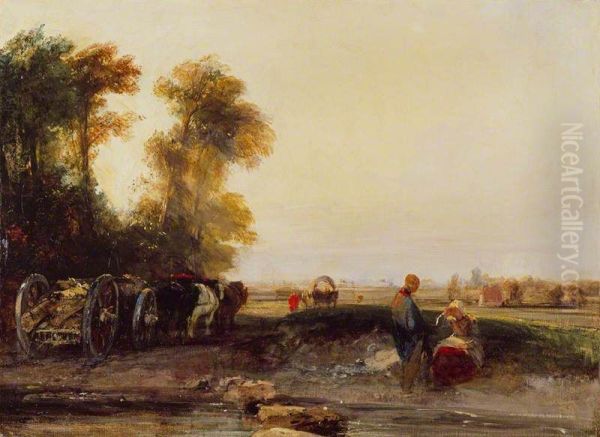 Landscape with Timber Waggon - view 1