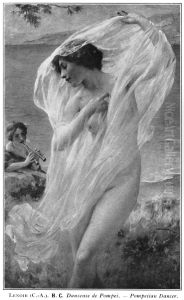 Pompeian Dancer by Charles-Amable Lenoir