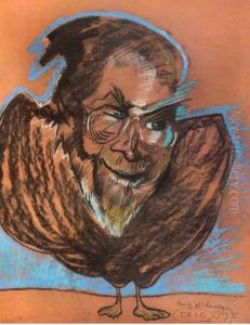 Portrait of Zdzislaw Skibinski by Stanislaw Ignacy Witkiewicz (Witkacy)