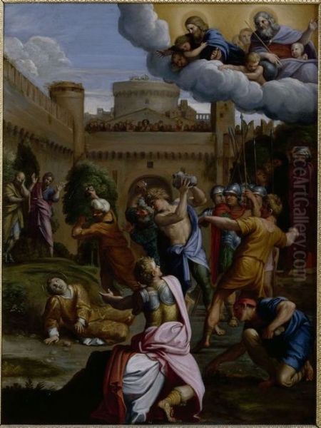 The lapidation of Saint Stephen - view 1