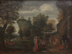 Predication de Saint Jean-Baptiste by Annibale Carracci