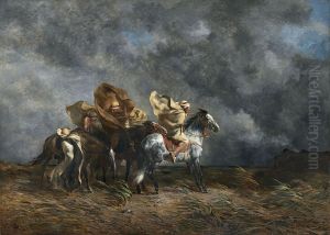 Windstorm on the Esparto Plains of the Sahara