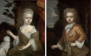 Portrait Of A Young Boy by Edward Byng