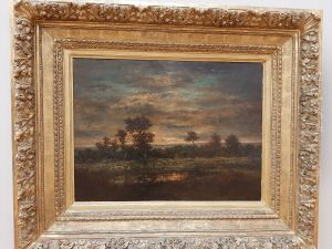 Mare et lisiere de bois by Theodore Rousseau