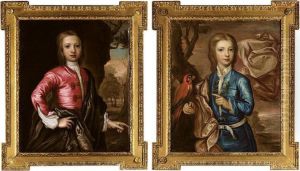 Portraits Of Lampen Harris (d.1766); And His Brother John Harris (1778) Of Radford, Devon