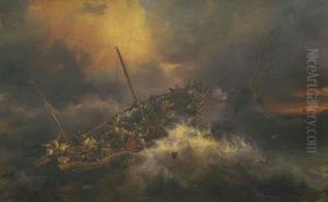 Coup de vent sur la rade d'Alger, 1831