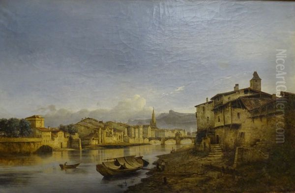 Vue de Grenoble prise de l'ancienne Porte Saint-Laurent - view 1