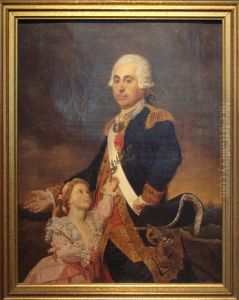 Portrait du marquis de Rossel et de sa fille