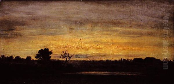Crepuscule en Sologne - view 1