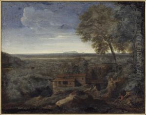 Vue de la campagne de Rome by Gaspard Dughet
