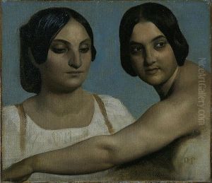 Two Italian women by Dominique Papety