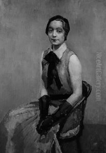 Portrait of Caterina Amisani by Giuseppe Amisani