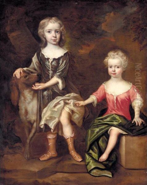Portrait Of Two Children - view 1