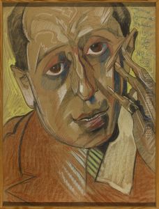 Portret Leona Reynela by Stanislaw Ignacy Witkiewicz (Witkacy)