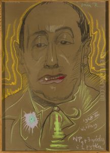 Portret Leona Reynela by Stanislaw Ignacy Witkiewicz (Witkacy)