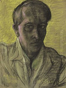 Self-portrait by Stanislaw Ignacy Witkiewicz (Witkacy)