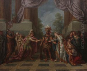 Hercule ramene Alceste des enfers a son epoux Admete