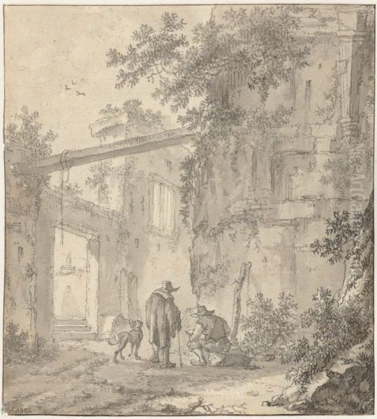 Ruins of a classic building - view 1
