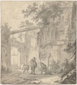 Ruins of a classic building