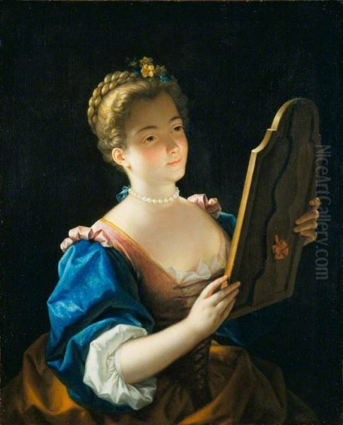 A Lady at her Mirror - view 1