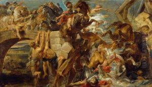 Battle of Milvian Bridge by (studio of) Rubens, Peter Paul