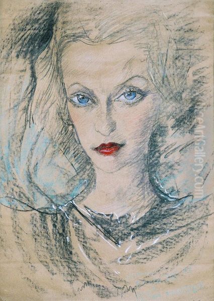 Portret Marii Zarotynskiej (zameznej Dabrowieckiej) - view 1
