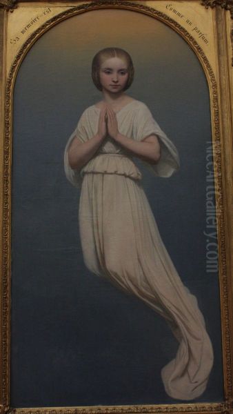 Figure d'ange representant Mademoiselle de Montblanc apres sa mort - view 1