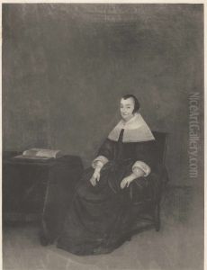 Portrait of a Lady seated in an Arm-Chair with a Book