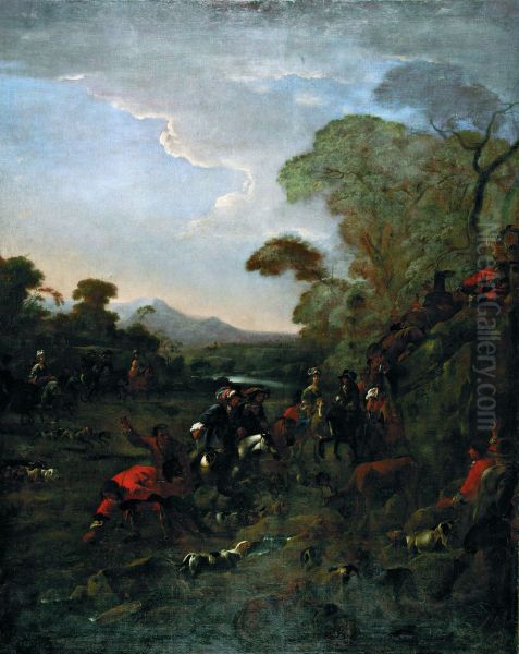 The death of the deer - view 1