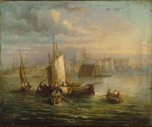 Barques de peche, 19e siecle
