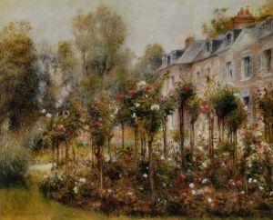 Roseraie a Wargemont by Pierre Auguste Renoir
