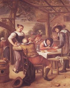 The Importunate Old Man by Jan Steen