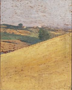 Paysage du Lauragais by Henri-Jean Guillaume Martin