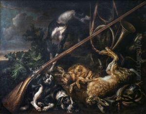 Hunting attributes by Philipp Ferdinand de Hamilton